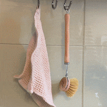 Charger l'image dans la galerie, Brosse à vaisselle rechargeable en bois de hêtre