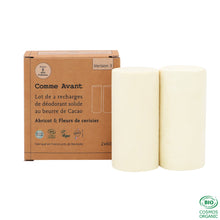 Charger l'image dans la galerie, Déodorant solide abricot & fleurs de cerisier - Version 3 Lot de 2 recharges - 120g Déodorant Naturel solide Citron &