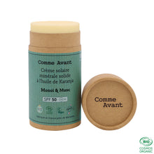 Charger l'image dans la galerie, Crème Solaire Minérale Solide Spf50 À L’huile De Karanja - Version 3 Monoï & Musc