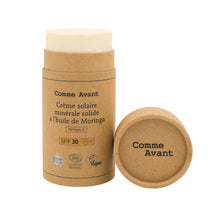 Charger l'image dans la galerie, Crème solaire minérale SPF30 à l’huile de Moringa - Version 3 Sans Parfum Crème solaire