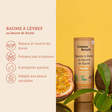 Charger l'image dans la galerie, arguments baume à lèvres au beurre de karité comme avant