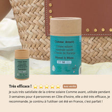 Charger l'image dans la galerie, avis client crème solaire spf50 solide comme avant
