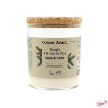 Charger l'image dans la galerie, Bougie à la cire de soja - Version 1 Balade en forêt - Sapin & Cèdre - 190g (durée ≈40h) Bougie à la cire de soja