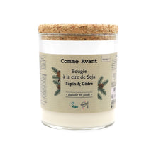 Charger l'image dans la galerie, Bougie à la cire de soja - Version 1 Balade en forêt - Sapin & Cèdre - 190g (durée ≈40h) Bougie à la cire de soja