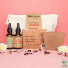 Charger l'image dans la galerie, Coffret de routine de soin bonne mine composé de trois produits fabriqués près de Marseille