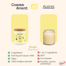 Charger l'image dans la galerie, concurrent bougie répulsive à la cire de soja comme avant