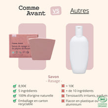 Charger l'image dans la galerie, concurrent savon rasage à l'huile de pépins de raisin comme avant