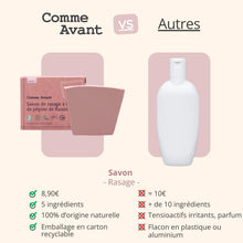 Charger l'image dans la galerie, concurrent savon rasage à l'huile de pépins de raisin comme avant