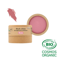 Charger l'image dans la galerie, Blush crème aux pigments minéraux - Version 1 1 pot - 10g / Rose Blush crème