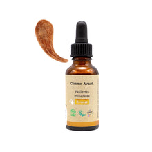 Charger l'image dans la galerie, Paillettes minérales comme avant teinte bronze