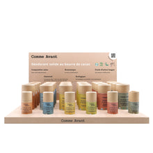 Charger l'image dans la galerie, Présentoir de déodorants + testeurs Déodorant Naturel solide Géranium Bourbon & Menthe poivrée