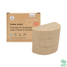 Charger l'image dans la galerie, Shampoing Solide À L’huile De Noisette (Cheveux Normaux) - Version 2 Demi - Pain Shampoing 210G