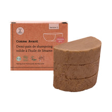 Charger l'image dans la galerie, Shampoing Solide À L’huile De Sésame (Cheveux Gras) - Version 2 Demi - Pain Shampoing 210G