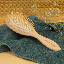 Charger l'image dans la galerie, Brosse à cheveux en bois de Hêtre Naturel Brosse à cheveux