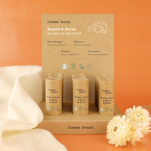 Charger l'image dans la galerie, Présentoir De 12 Baumes À Lèvres Au Beurre Karité Baume