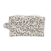 Charger l'image dans la galerie, Trousse de Toilette Fleurie en coton bio Coffret Cadeau
