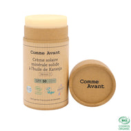 Crème Solaire Minérale Solide Spf50 À L’huile De Karanja - Version 3 Sans Parfum Dès La Naissance