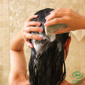Shampoing Solide Enrichi En Huile De Brocoli (Cheveux Colorés/Bouclés) - Version 1 Capillaire