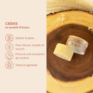 Arguments crème au macérât d'arnica comme avant