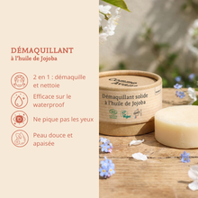 Charger l'image dans la galerie, Démaquillant solide à l'huile de jojoba
