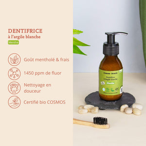 Arguments dentifrice menthe comme avant