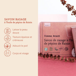 Arguments savon rasage comme avant