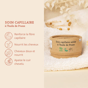 arguments soin capillaire solide à l'huile de prune comme avant