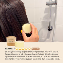 Charger l'image dans la galerie, Après-shampoing solide à l'huile de Chanvre - Brut sans parfum - Version 3
