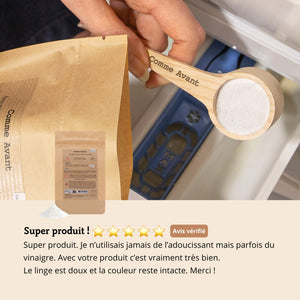 avis client assouplissant en poudre comme avant