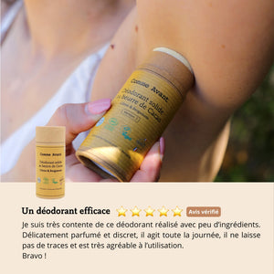 Avis client déodorant citron et bergamote comme avant