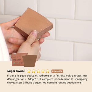 avis client savon à l'huile de bourrache comme avant