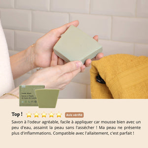 avis clients savon à l'huile de baies de laurier comme avant