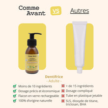 Charger l&#39;image dans la galerie, Concurrents dentifrice citron et charbon comme avant
