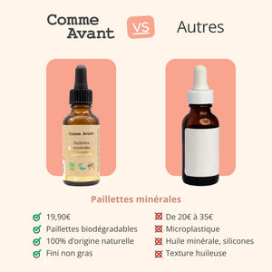 Paillettes minérales - Version 1