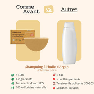 Concurrents shampoing argan comme avant