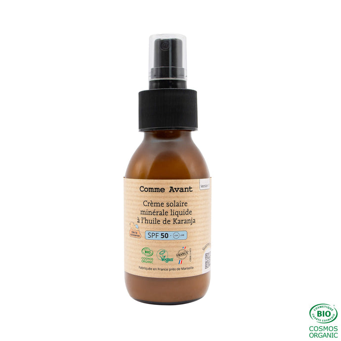 Packshot creme solaire spf50 recto comme avant 