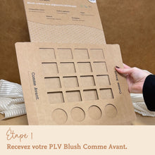 Charger l'image dans la galerie, Présentoir de blushs aux pigments minéraux VIDE
