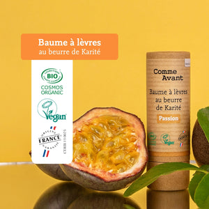 labels baume à lèvres au beurre de karité comme avant