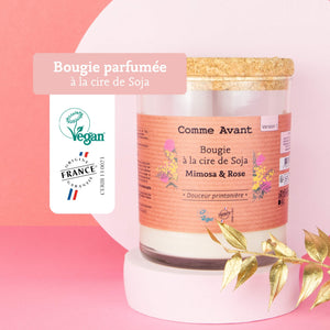 labels bougie parfumée comme avant