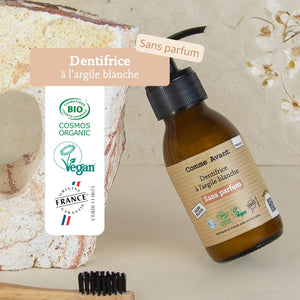 Labels clients dentifrice sans parfum comme avant