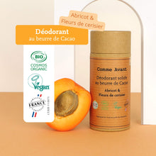 Charger l&#39;image dans la galerie, Labels déodorant abricot et fleurs de cerisier comme avant
