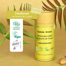 Charger l&#39;image dans la galerie, Labels  déodorant cédrat et bambou comme avant

