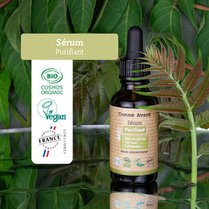 labels sérum purifiant comme avant