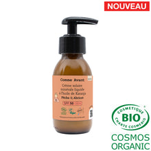 Charger l'image dans la galerie, Crème solaire liquide minérale SPF50 - Version 2 1 flacon - 90ml / Pêche &amp; Abricot Crème solaire SPF50 liquide
