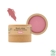 Charger l&#39;image dans la galerie, Blush crème aux pigments minéraux - Version 1 1 pot - 10g / Rose Blush crème

