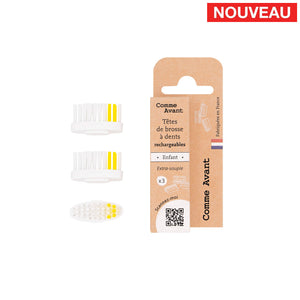 Brosse à dents en bois rechargeable Brosse à dents en bois rechargeable