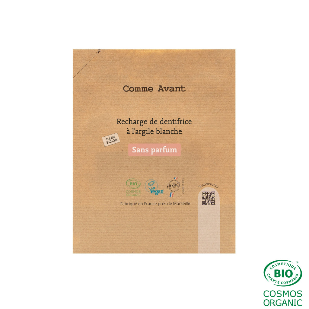 Dentifrice en pâte à l'argile blanche - Version 2