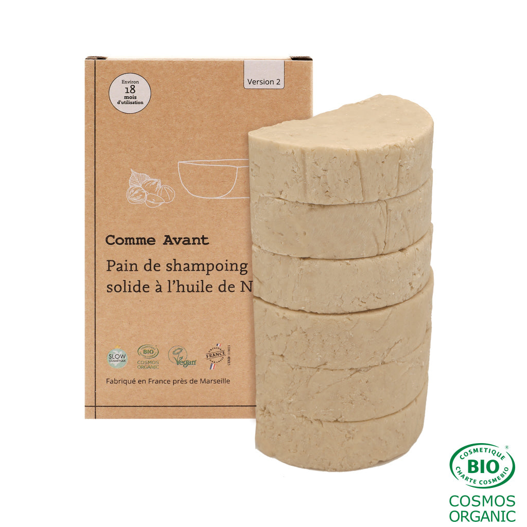 Shampoing Solide À L’huile De Noisette (Cheveux Normaux) - Version 2 Pain Shampoing 420G Capillaire