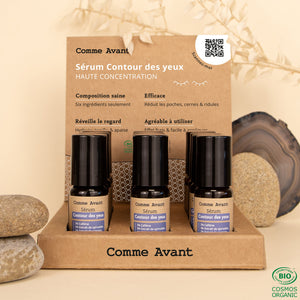 Présentoir de 11 sérums contour des yeux + 1 testeur offert Sérum