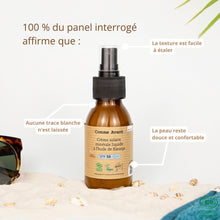 Charger l&#39;image dans la galerie, test d&#39;usage sur la creme solaire liquide comme avant avis des consommateurs
